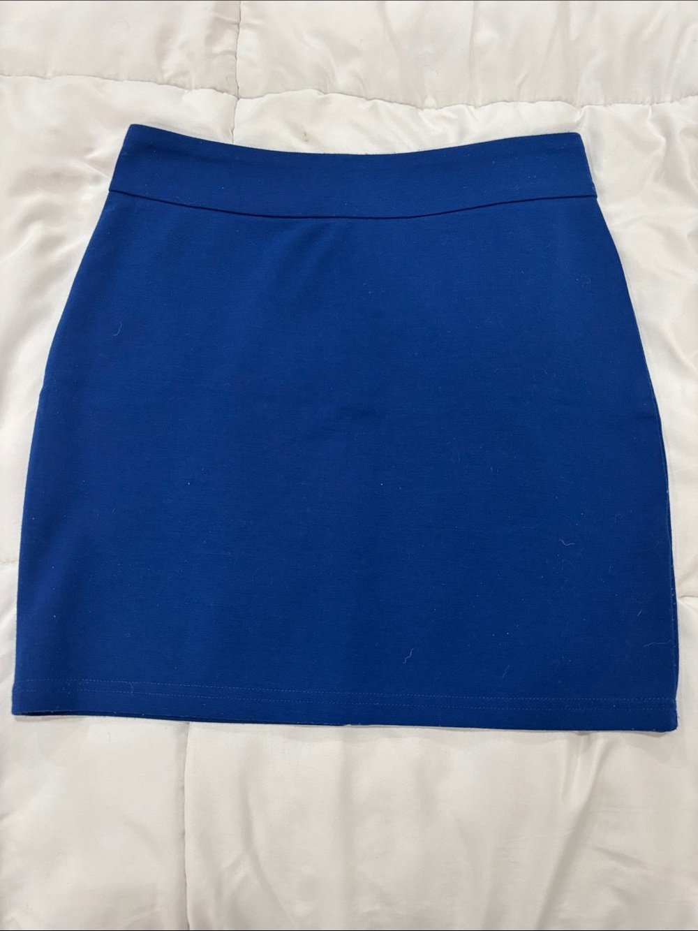 Tobi Cobalt Blue Mini Skirt